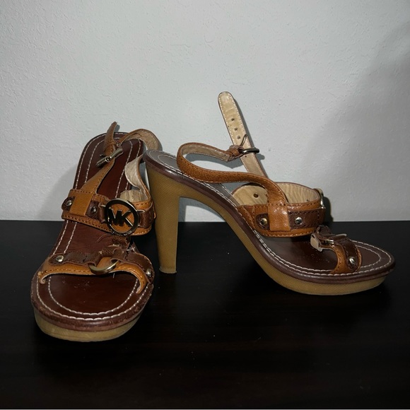 Michael Kors Leather Heels - Picture 2 of 5